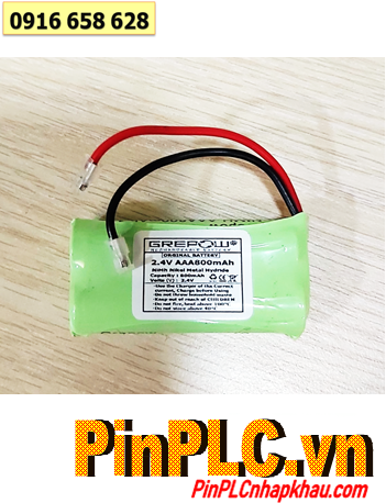 Pin đèn Exit thoát hiểm 2.4v-AAA800mAh, Pin đèn sự cố khẩn cấp 2.4v AAA800mAh, Pin Sạc NiMh 2.4v AAA800mAh